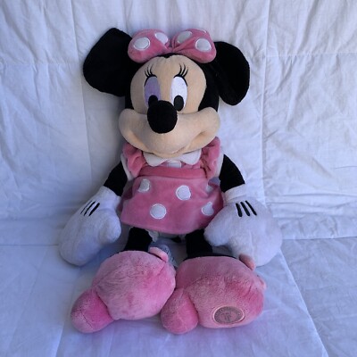 strapless open back dress Disney Mickey Mouse Clubhouse 15.5 Inch Plush - Pink Minnie