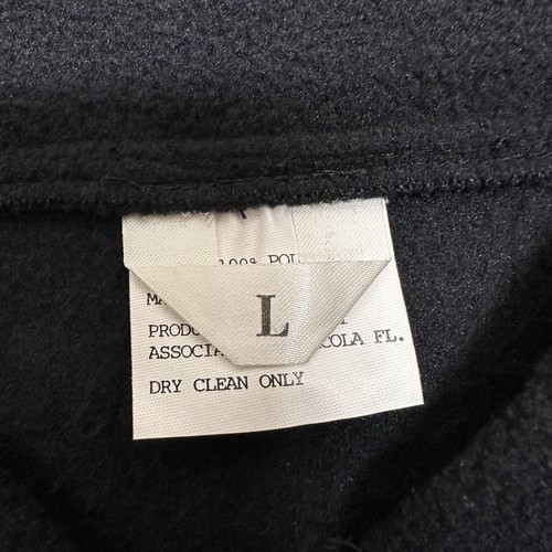 Vintage Coca Cola Crew Sweater Vest Mens Large Black Full Zip Golf Jacket NEW - Picture 3 of 8