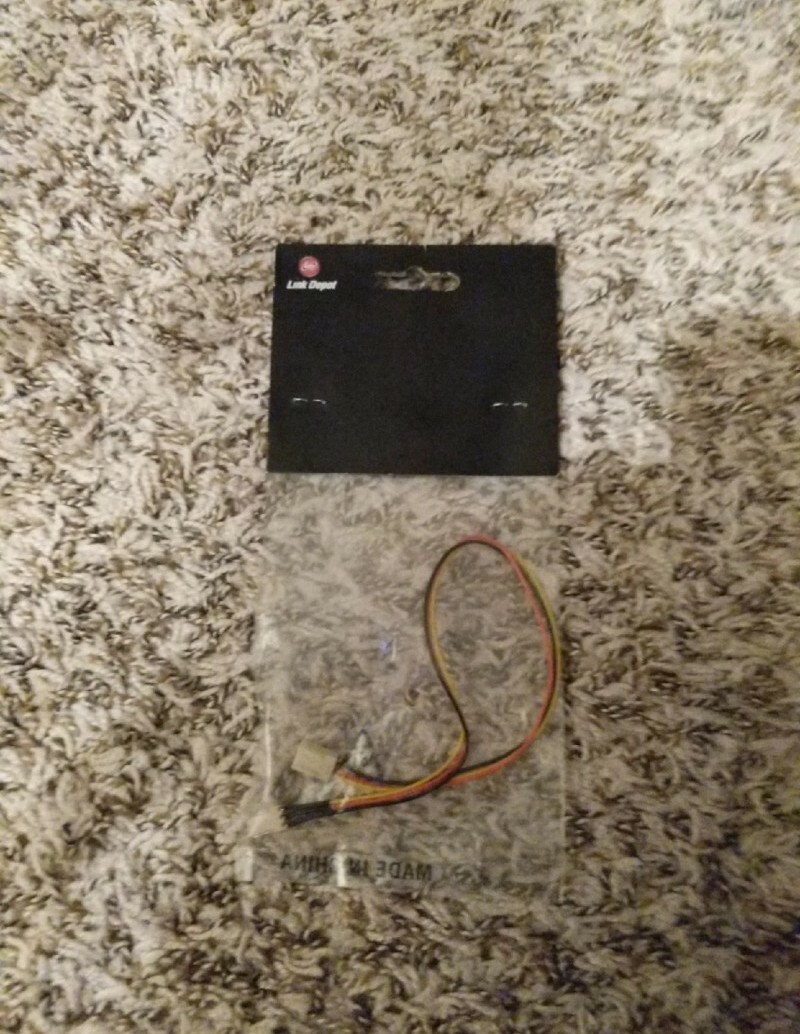 Link Depot 12'' 3-Pin Extension Cable