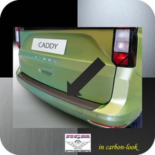 Exklusiv RGM Ladekantenschutz Carbon-Look für VW Caddy V Polypropylenstoß. 2020-