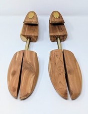 Nordstrom Rochester Men's Solid Wooden Cedar Shoe Trees VGC