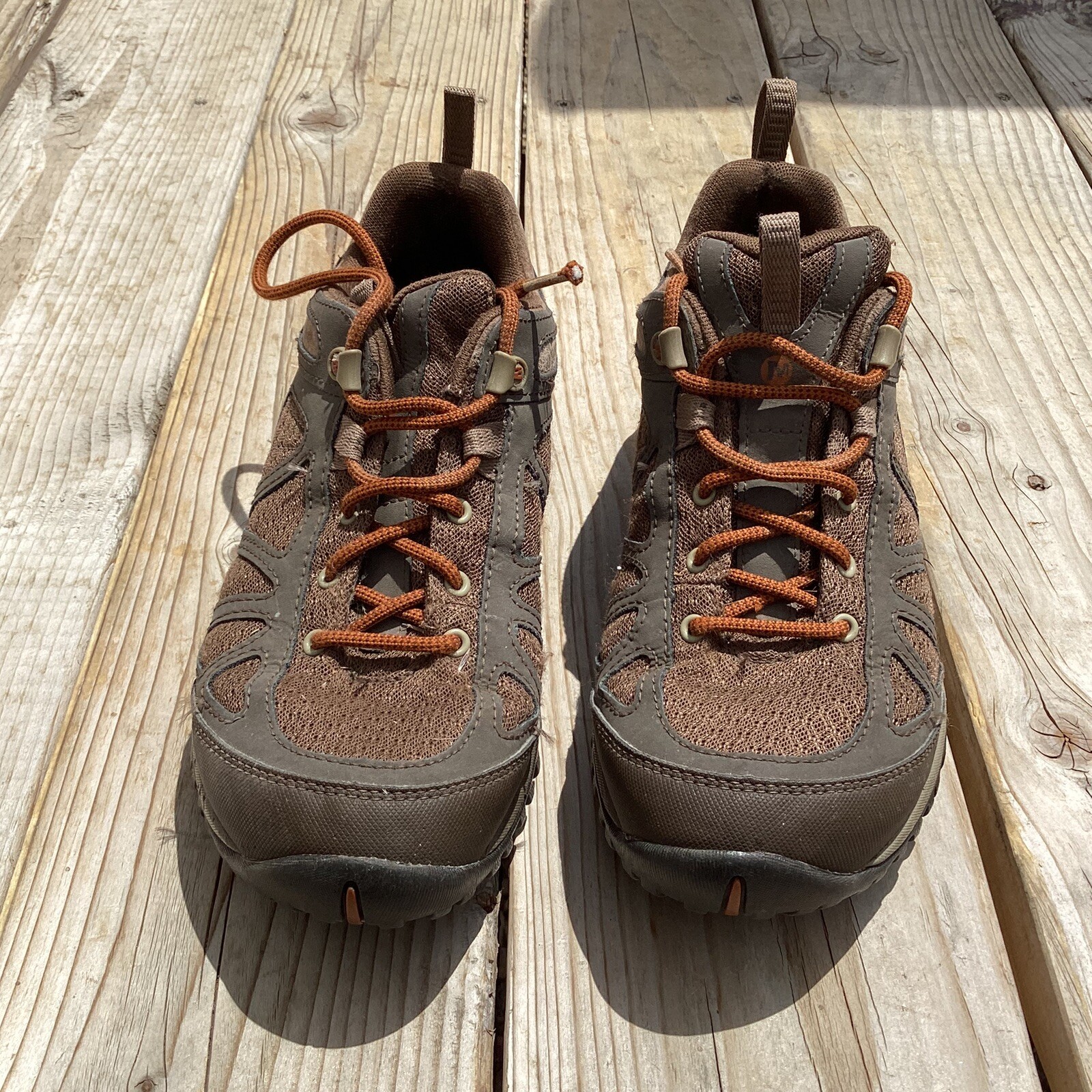 Scarpe da trekking Merrell donna taglia 9 trail running marrone