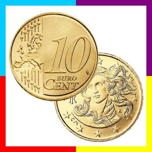 Ek @ 10 cent Italie # Pièce Nueve : Sélectionnez une Année : - Photo 1/1