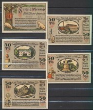 Schweina - Marktflecken - 5x Notgeld - L 1181.1 - G/M 1211.1 - Kompl. Satz