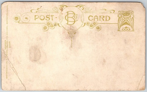 Tarjeta postal cómica We Have Fallen Out c1908 motocicleta sidecar pareja de choque - Imagen 2 de 2