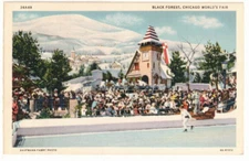 1934 PC: Scenic View of Black Forest – Chicago World's Fair