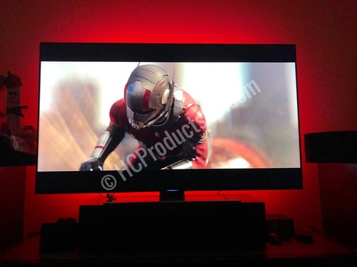 Kit retroilluminazione LED a controllo vocale Alexa e Google Home TV - Foto 2 di 12