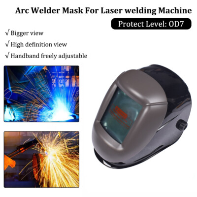 OD7 Level Protect Welding Face Mask For Laser 1064nm Wavelength Large View 