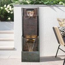 Courtyard Zen Garden Resin Decor Outdoor Wate...