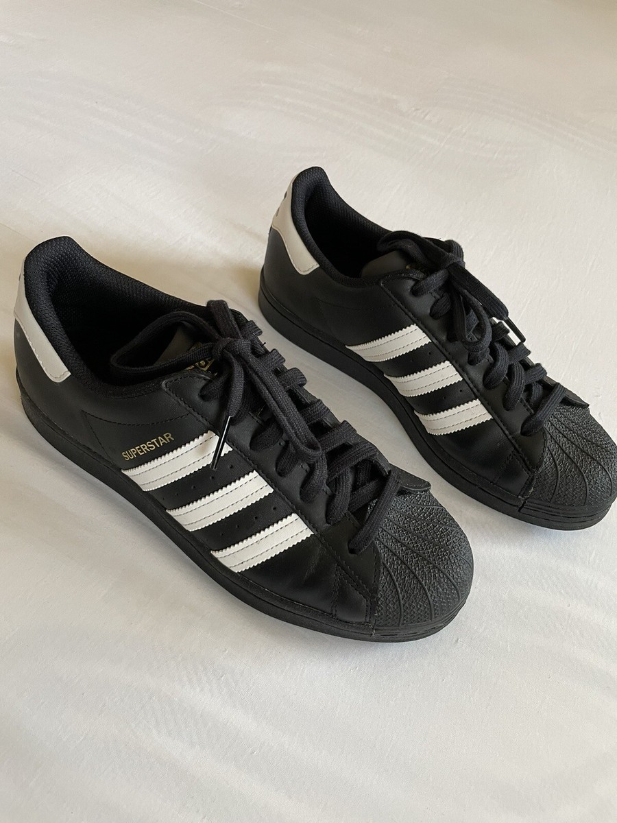 Adidas Superstar Originals Shoes Leather Black - EG4959 Size: 8 | eBay