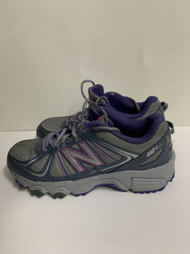 New Balance 412 v2 Women's Size 9.5 Gray & Purple All Terrain Trail Hiking Shoes - 第 1/7 張圖片