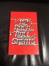 112 Rock 'n' Roll Greats . 4 Cassettes Vintage