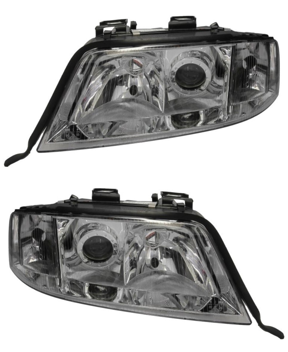 Phare avant gauche et droit Audi A6 C5 réglage électrique corriger faisceau opaque 97-01