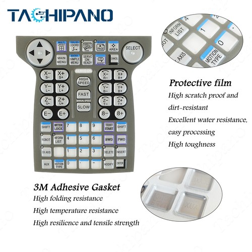 Funda protectora de plástico para pantalla táctil Yaskawa DX200 JZRCR-YPP13-1 + superposición + LCD - Imagen 4 de 22