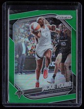 2025 Panini Prizm WNBA #23 Jackie Young Green Prizms