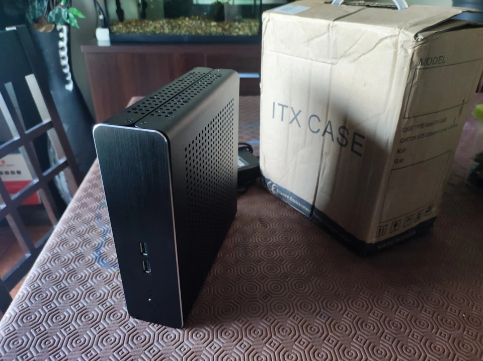 Custom Desktop Micro Asus H510t Mini ITX i5-10500t 256gb nvme m.2 8gb Ram