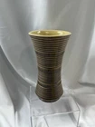 RED WING POTTERY 820 vase Brown Yellow 8.5 inches