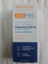 Acne Free Severe Acne Spot Treatment Exp 01/2027 Terminator 10 Max Strength NEW