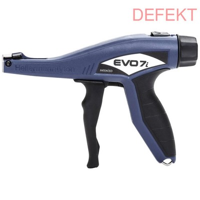 HellermannTyton EVO7i Kabelbinderzange Kabelbinder Kunststoffgehäuse DEFEKTWARE