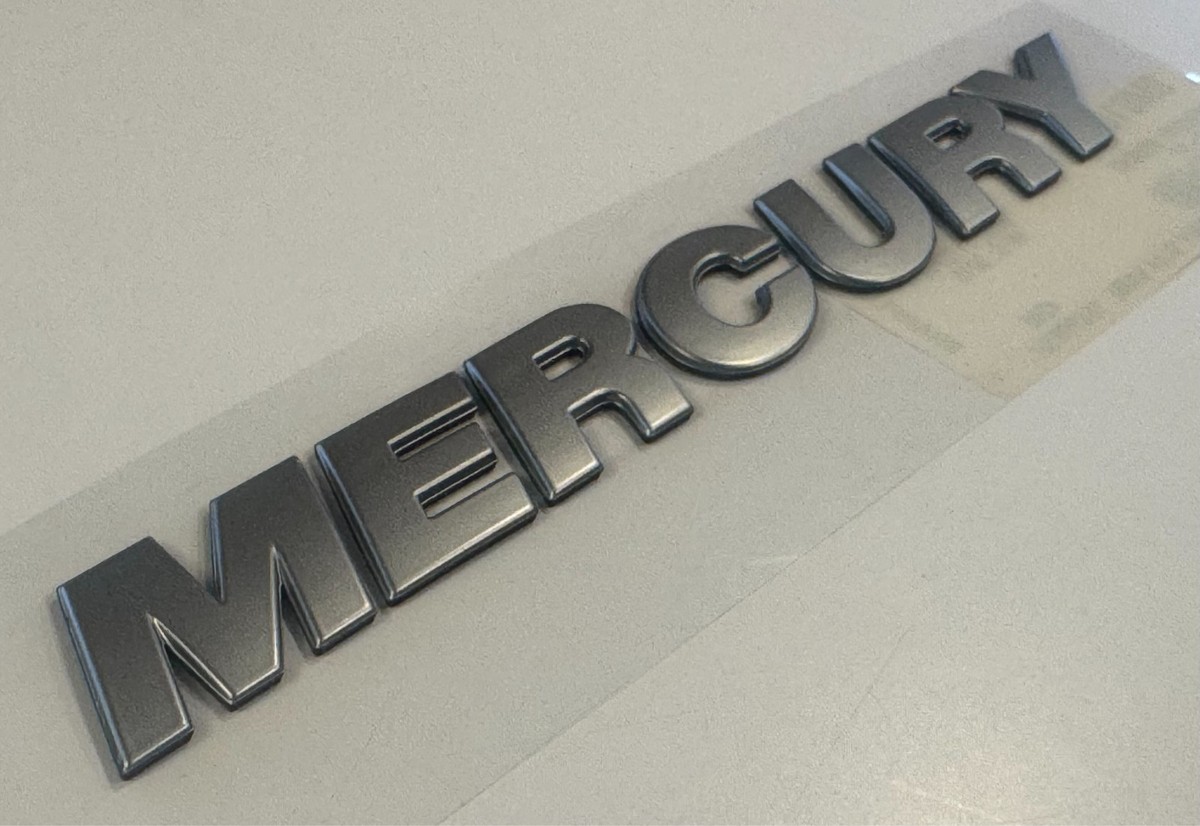 Summer プロフィールご確認 OEM Mercury Marine 8M0107400 Raised MERCURY Name Decal 8.79