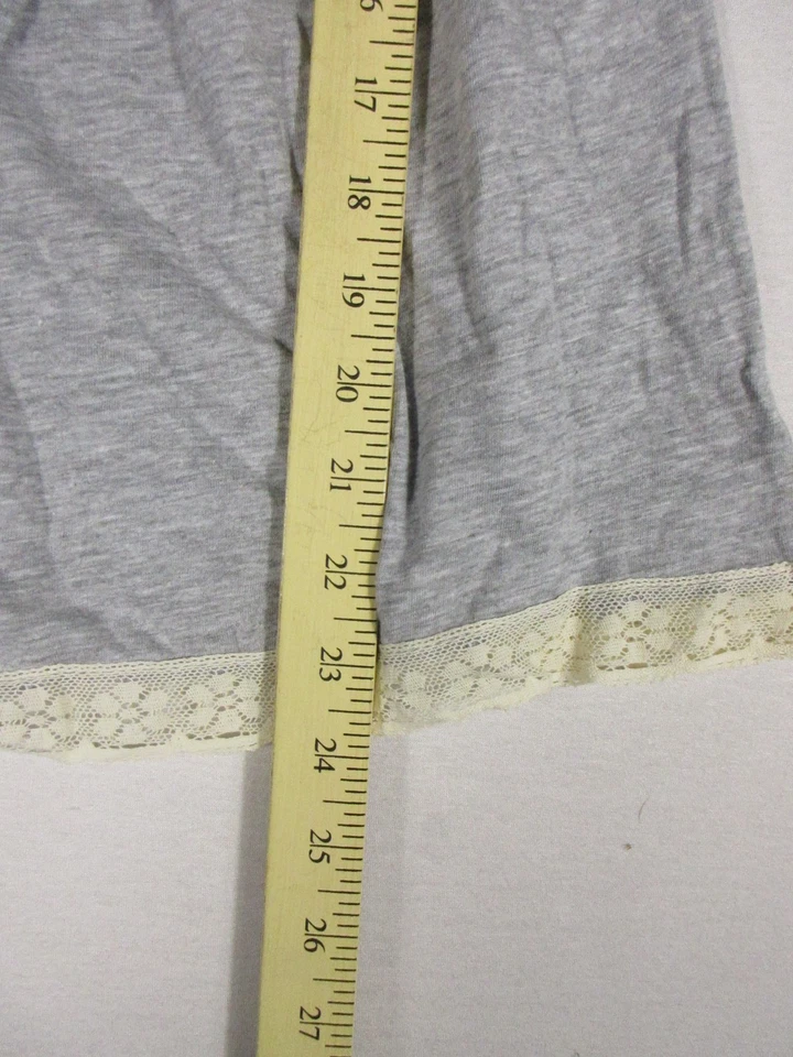 Blusa Energie para mujer con botones sin mangas correas de espagueti talla M gris Foto 4 de 4