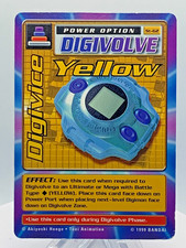 1999 Bandai Digimon Digivice Digivolve Yellow #ST-62-1st Edition