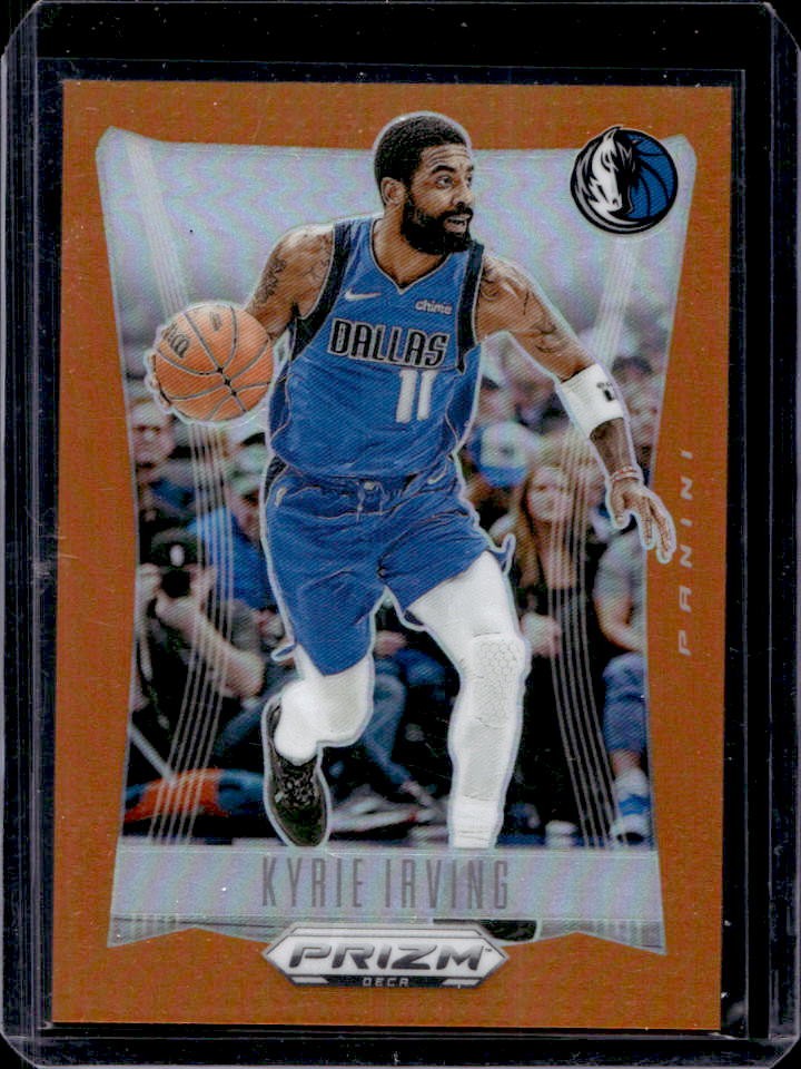 2023-24 Prizm Deca Kyrie Irving Orange #45/49 Mavericks