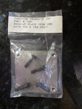 NOS PANAVISE 760 BACK UP PLATE FOR USE WITH 742  743 FEET - FREE SHIPPING
