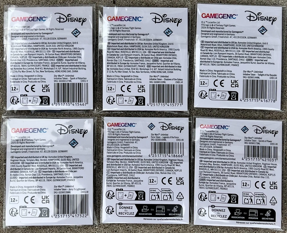 Star Wars Unlimited Initiative Token set (6) - Image 2 of 3