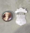 Civil War Ladder Badge & PinBack Photo Co. G 9th KY Volunteer Infantry Medal