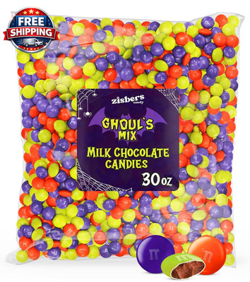 Halloween Milk Chocolate Candy Ghoul'S Mix - Spooky Seasonal Candy with Colorful