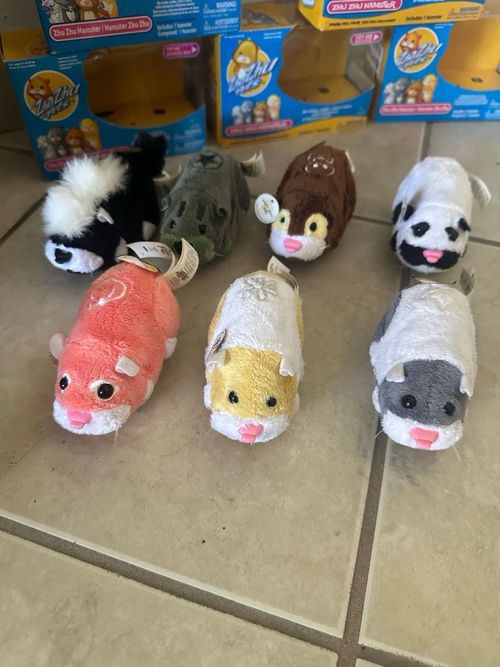 Lote de 7 hámsters Zhu Zhu Mascotas. Nombre todos los sonidos pero no se mueve Foto 4 de 4