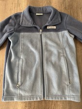 Columbia Steens Mt II Fleece Jacket Boys Small Navy
