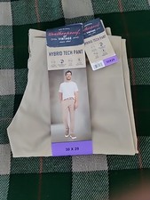 WEATHERPROOF VINTAGE MEN'S HYBRID TECH PANT, TAN, 30 x 29 NEW WITH TAG.