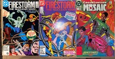 Firestorm the Nuclear Man #51,53 Green Lantern Mosaic #1 DC Comics LOT OF 3