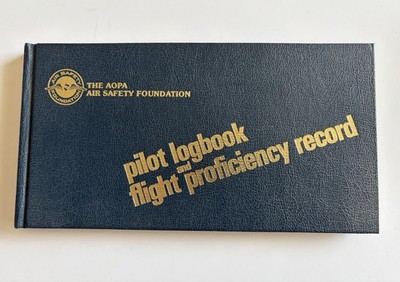 Vintage AOPA Pilot Logbook Flight Proficiency Record 1978-hardback  New*