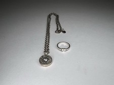 Tiffany & Co Jewelry Set | 925 Diamond Necklace and 925 Diamond Ring