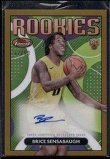 2023 Topps Finest Brice Sensabaugh Rookie Auto Gold Refractor /50 RC Jazz