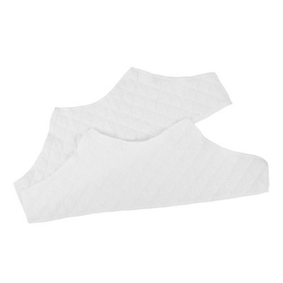 2PCS Under Breast Sweat Pads - Soft Cotton Rectangle Bra Liners - Washable