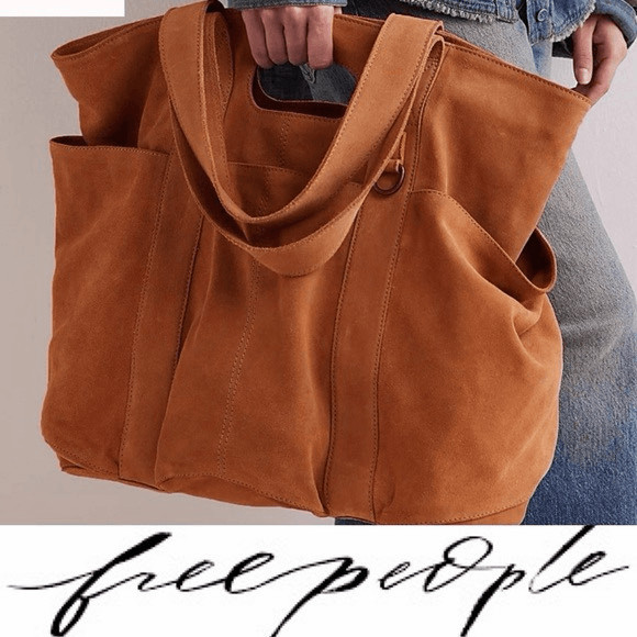 Free People Suede Caravan Tote