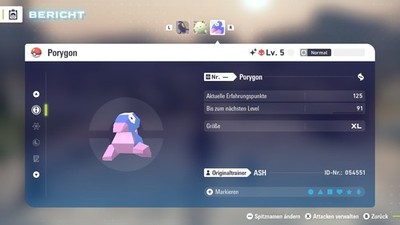 Shiny Elite Porygon  Level 5 6IV + Max EV / DV  Für Pokemon Legenden Z-A