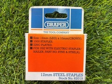 Draper 62019 12mm Steel Staples