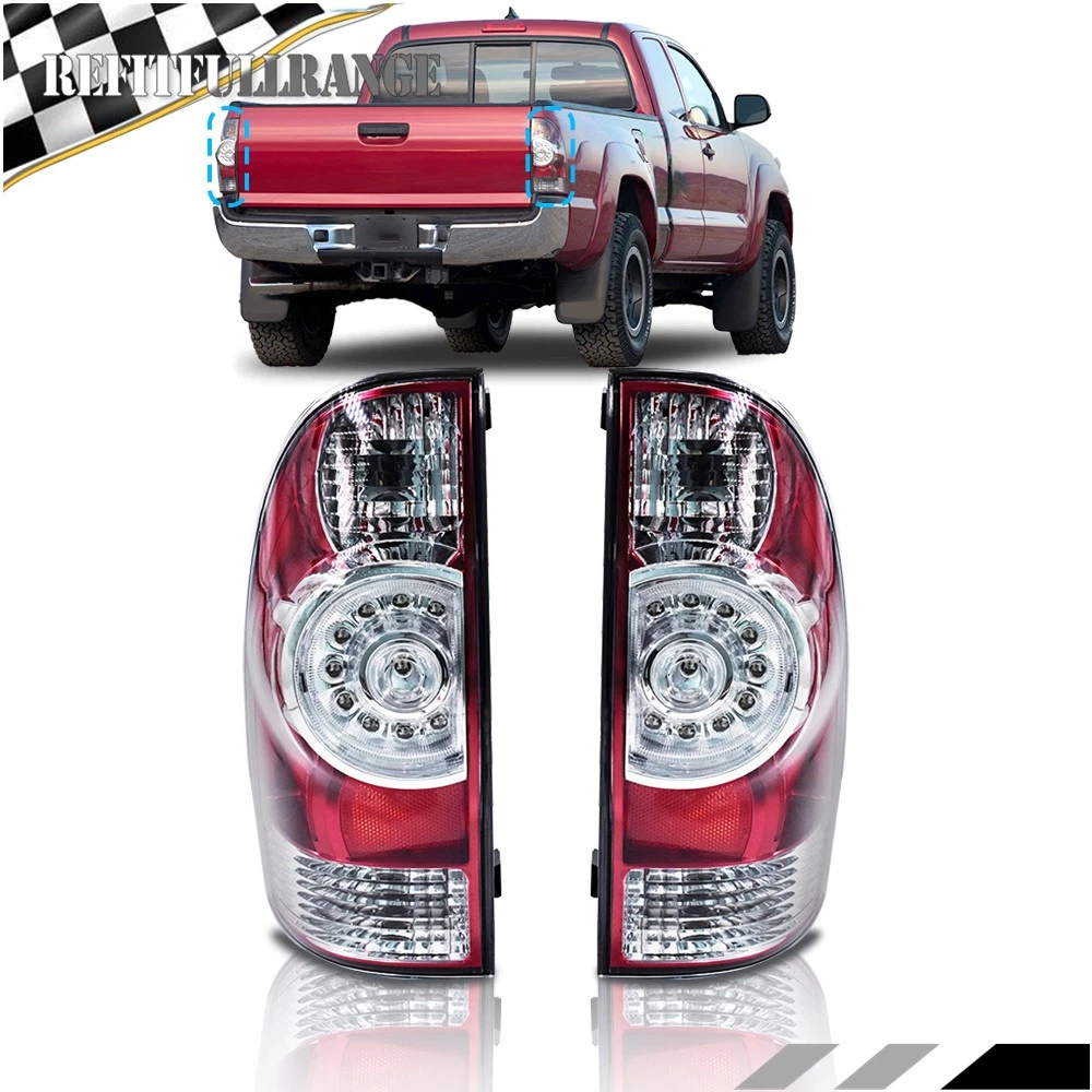 For 2005-2015 Toyota Tacoma Pickup LED Tail Lights Lamps Replacement Left&Right