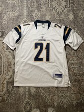 Reebok San Diego Chargers LaDainian Tomlinson #21 NFL Jersey White Size 54