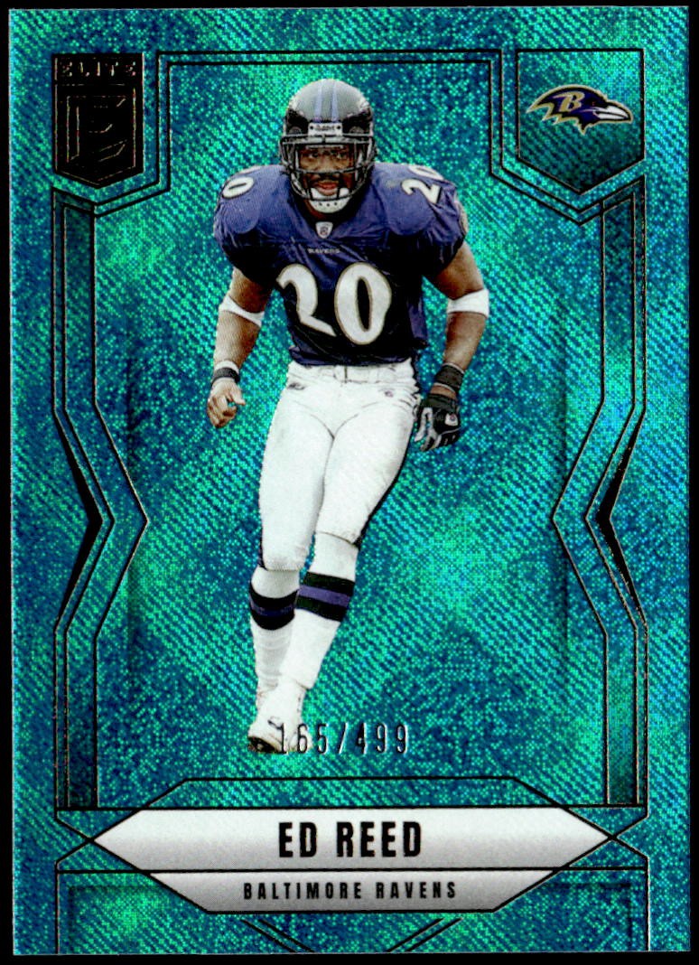 2025 Donruss Elite #72 Ed Reed Teal Matrix #/499 F5