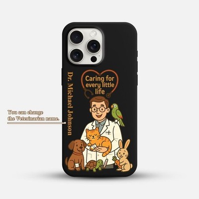 Pet Vet iPhone Case   Animal Doctor Gift Cover for iPhone 16 15 Pro Max