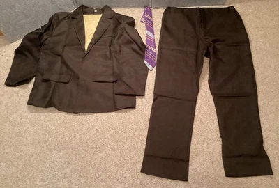 Joker - Joaquin Phoenix - Cosplay Costume - Brown Suit - Yellow Shirt - Tie - Image 1 of 4