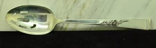 925 Sterling Silver Reed & Barton Pierced Serving Spoon 8 5/8" 76.2g