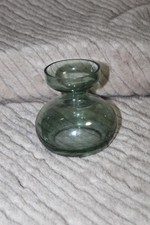 Mouth-Blown Glass Vase. Light green glass. Decorative Vases to Elevate Any Sp