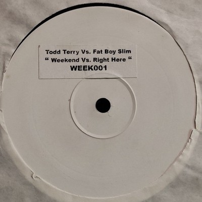 Todd Terry Vs. Fatboy Slim - Weekend Vs. Right Here (12'') (Very Good (VG)) - 417